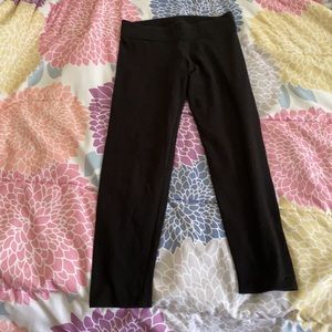 Donating Soon! Last chance! Aeropostale Black Cropped Leggings Size Medium